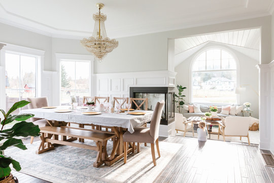 Big and Bright Living room and Dining Room