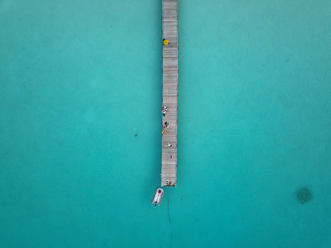 Jetty from above, Malaysia SEA