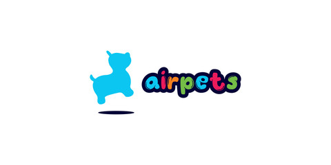 Air pets logo design templates