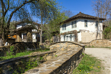 Old houses at historical village of Staro Stefanovo, Bulgaria