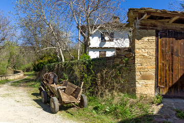 Obraz premium Old houses at historical village of Staro Stefanovo, Bulgaria