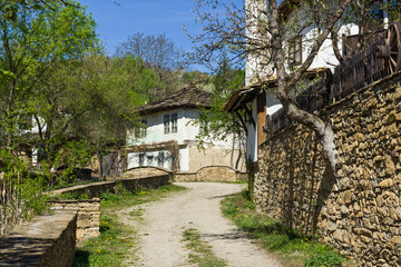 Old houses at historical village of Staro Stefanovo, Bulgaria