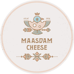 Cheese Label collection vintage set