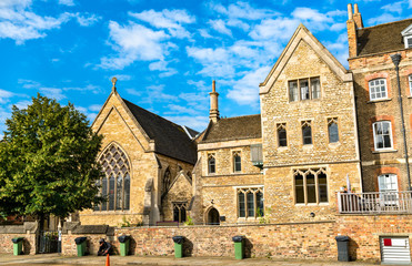 Fototapeta na wymiar Traditional English houses in Peterborough