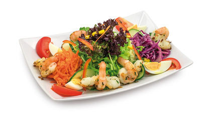 Crevetten Ei Salat
