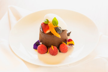 chocolate fudge tart