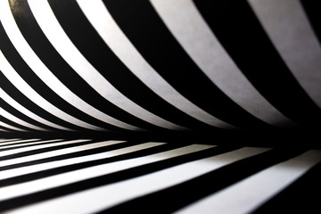 abismo en blanco y negro
