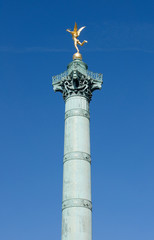 The July Column or Colonne de Juillet is a monumental column in Paris