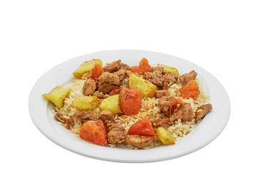 Reis Kebab Teller