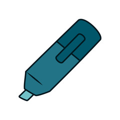 highlighter pen icon, line and fill style