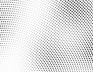 Abstract halftone background. Futuristic grunge pattern, circle of dots. Vector art texture for printing on posters, packages, wrapping paper