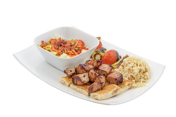 Lamm Spiess Grill Kebab Teller