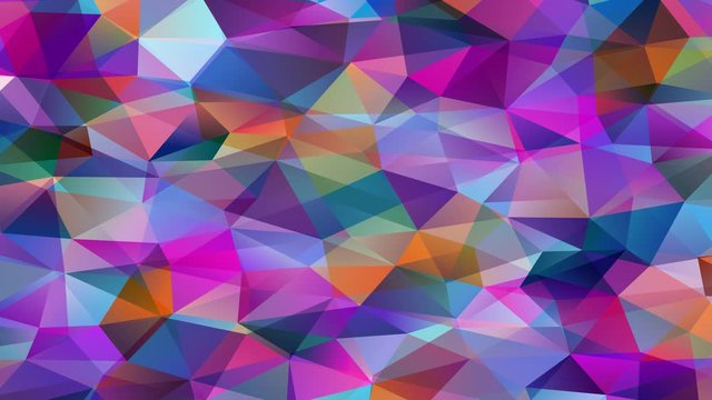 Immersive Zoom Effect Of Stunning Conceptual Mosaic With Geometrical 3D Hexagons And Pyramid Forms Created With Mini Triangles Of Opposite Colour Put Together