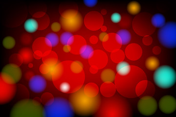 Fototapeta premium Colorful bokeh graphic vector