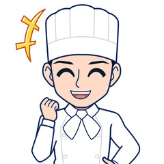 パティシエの男性