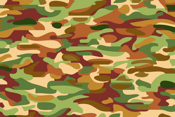 Fototapeta premium Military camouflage pattern vector