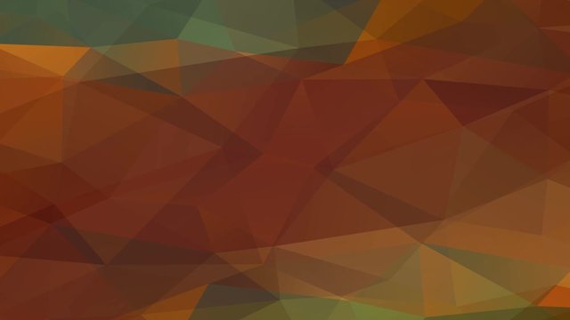abstract polychromatic design made with triangles and polygons moving like projected images above a similar geometric surface creating a prismatic effect changing forms and shapes