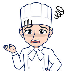 パティシエの男性