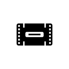 Fototapeta premium Wet wipes icon in black flat shape design isolated on white background