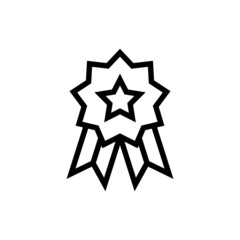 Best seller vector icon in linear, outline style isolated on white background