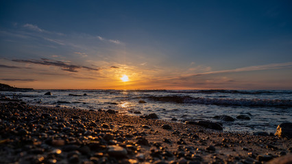 zachód słońca Ustka © Krzysztof