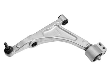 lever of a car suspension on a white background