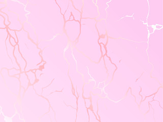 Rose gold marble texture Vector illustration Design template with glowing marble stone pattern