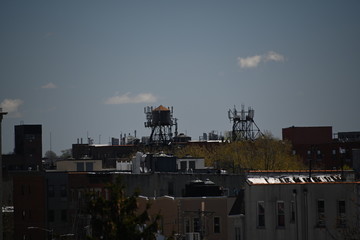 brooklyn roofs, cellular towers water tower