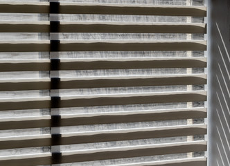Window blind, half open blind