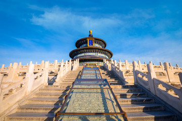 The Hall of Prayer for Good Harvests at The Temple of Heaven in Beijing, China