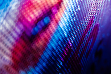 CloseUp LED blurred screen. LED soft focus background. abstract background ideal for design.