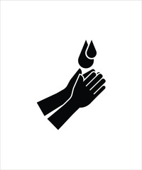 hand wash icon,vector best flat hand wash icon.