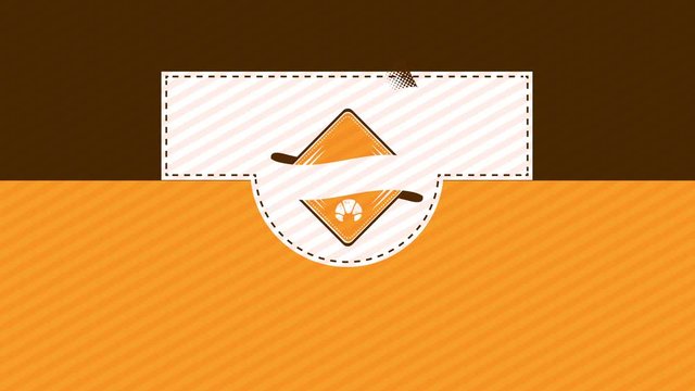 Baker Store Design Consisting In Three Components With A Center Bordered With Spotted Lines Using Classical Offset