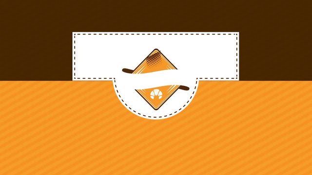 adjustable baker shop design consisting in three parts with a center bordered with dotted lines using vintage typography