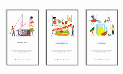 Family preparing food app