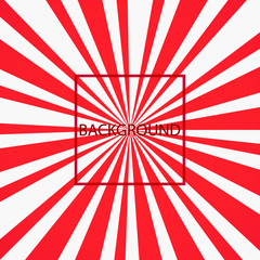 Fototapeta premium red sunburst background Japanese style