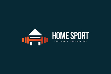 Home Sport Logo Icon Vector Template Design Illustration