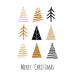 Obraz premium Christmas Tree. Celebration, New Year 