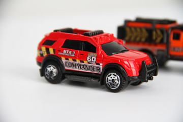 Close up of car toy
