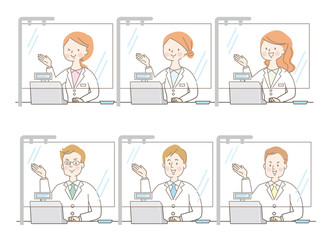 人物　病院　薬局　ウィルス　感染　空気感染　予防　予防方法　避ける