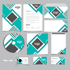 Corporate Brand Identity set. Business Mini Stationery Template Design.