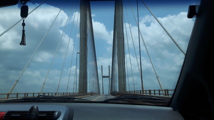 Ponte na estrada Alça Viária no Pará