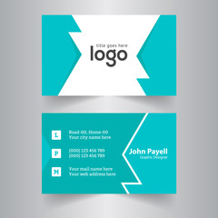  Abstract business card template Design.
