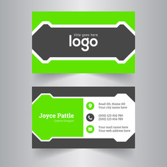  Abstract business card template Design.
