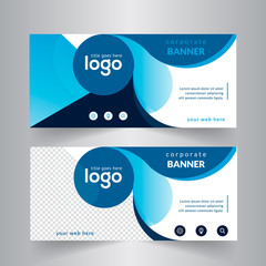 Web Banner Design. Business & corporate Concept Banner Design.