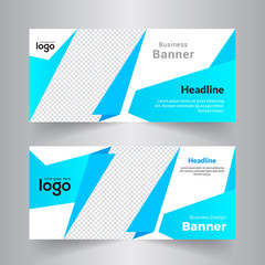 Web Banner Design. Business & corporate Concept Banner Design.