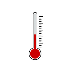 thermometer icon. vector