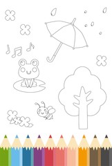 塗り絵のイメージ