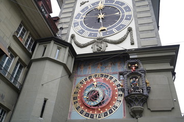 The Zytglogge is a landmark medieval tower in Bern, Switzerland