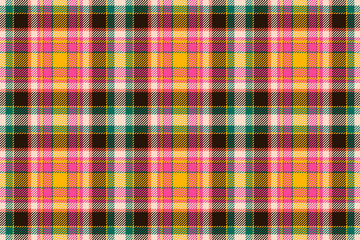 Tartan scotland seamless plaid pattern vector. Retro background fabric. Vintage check color square geometric texture.
